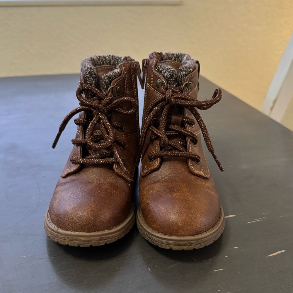 Wonder Nation - Sweater Knit Boot Brown - Size 10 Toddler